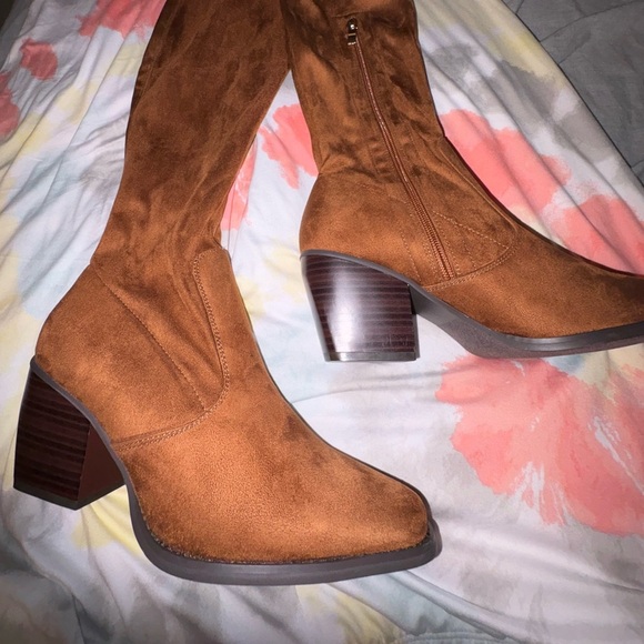 NEW Women 7 
Soft Suede  Brown 
Thigh High Boots
Comfortable and casual - Picture 7 of 8